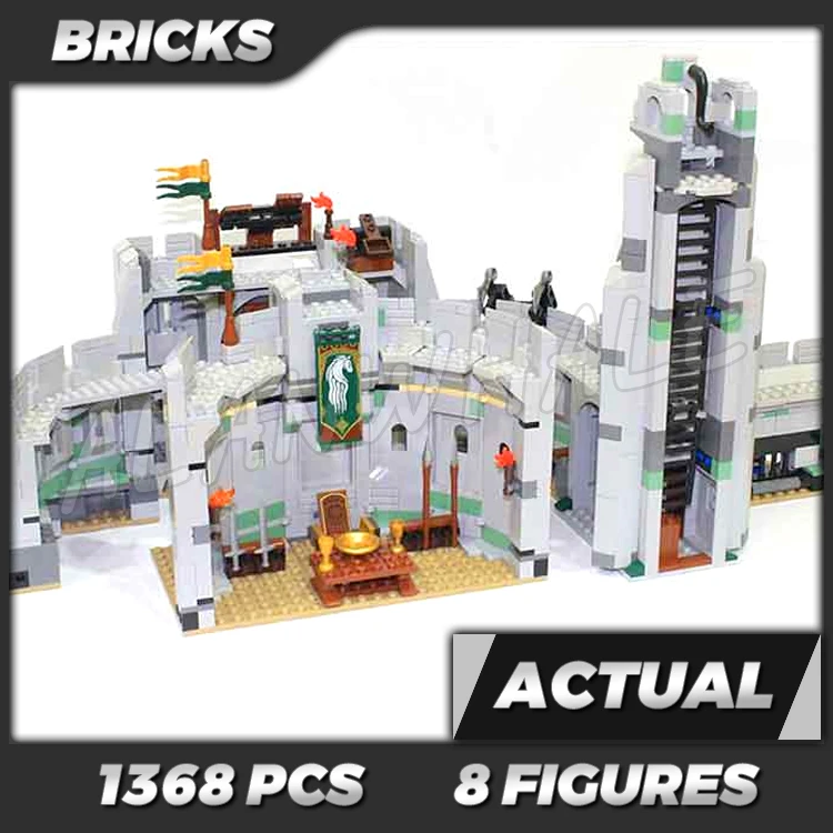1368pcs Rings King The Battle of Mountain Valley Deep Fortress Walls Tower 16013 Building Block Toys Compatible with Bricks
1368pcs Rings King The Battle of Mountain Valley Deep Fortress Walls Tower 16013 Building Block Toys Compatible with Bricks