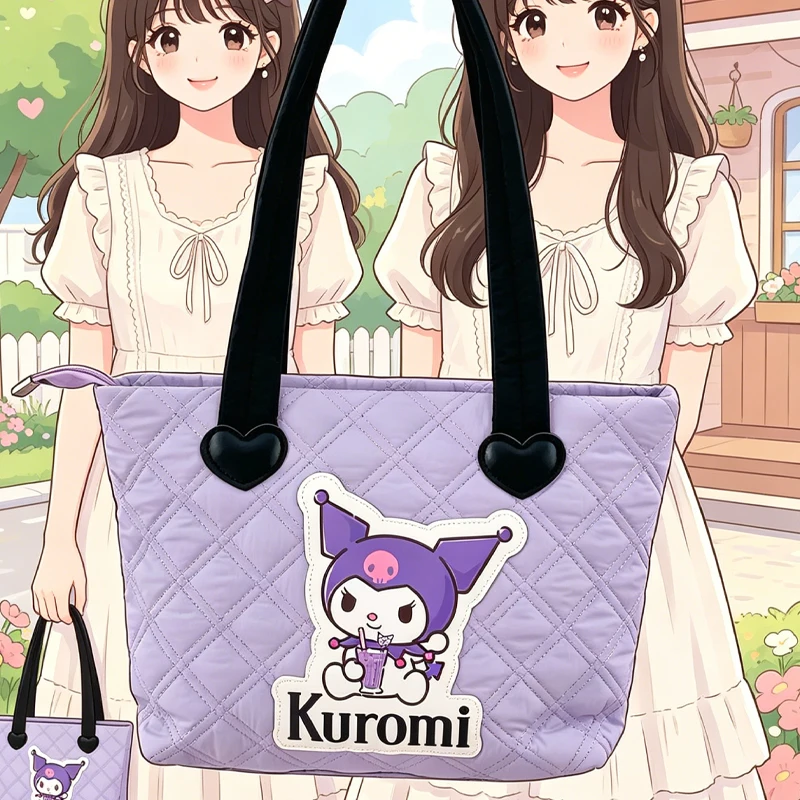 Kawaii Kuromi Hello Kittys Crossbody Bag Tote Bag Large Capacity Handheld Cute Cinnamoroll My Melody Bags for Woman
Kawaii Kuromi Hello Kittys Crossbody Bag Tote Bag Large Capacity Handheld Cute Cinnamoroll My Melody Bags for Woman