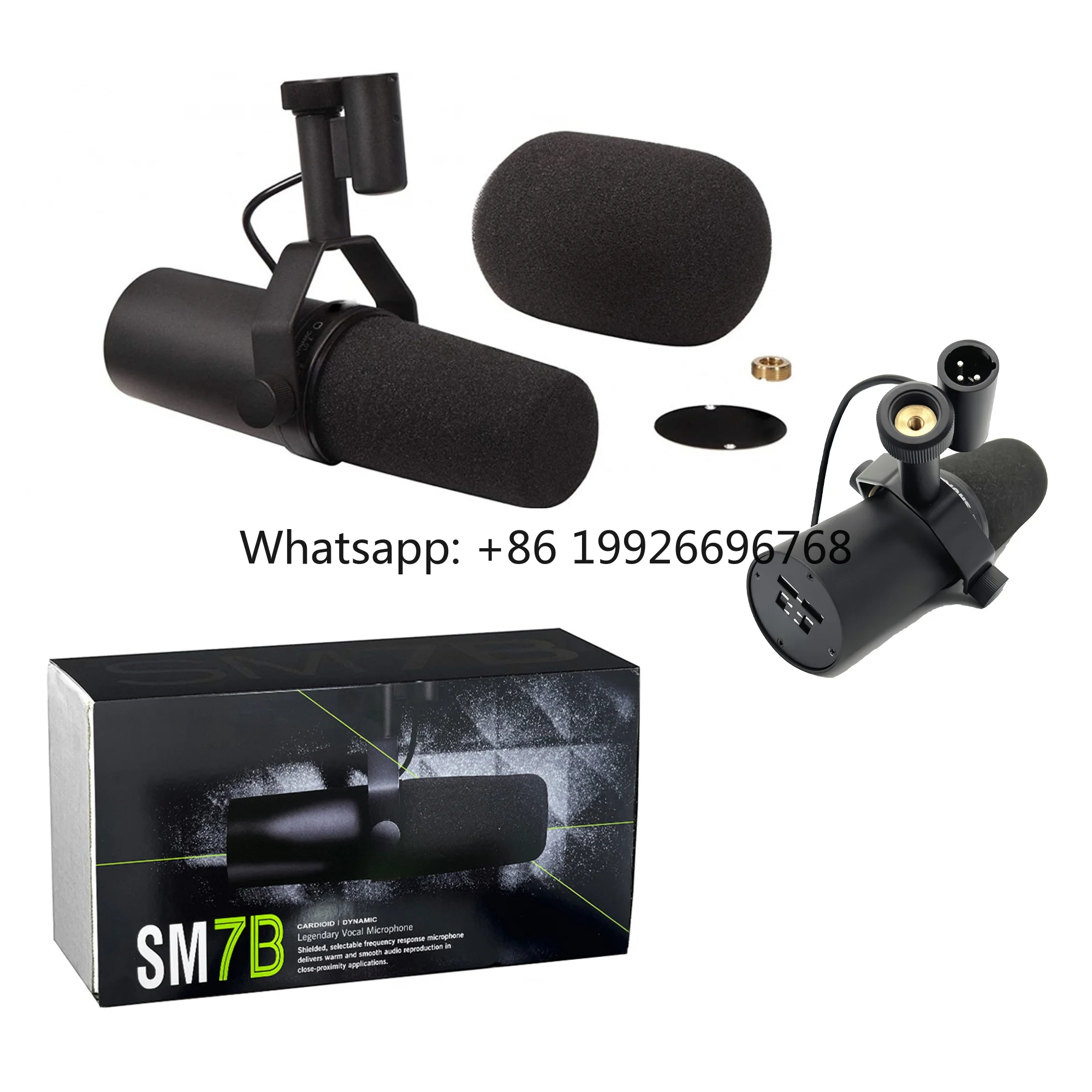 Professional SM7B Dynamic Microphone for Podcasting and Live Studio Recording Metal Construction Wired Communication
Professional SM7B Dynamic Microphone for Podcasting and Live Studio Recording Metal Construction Wired Communication