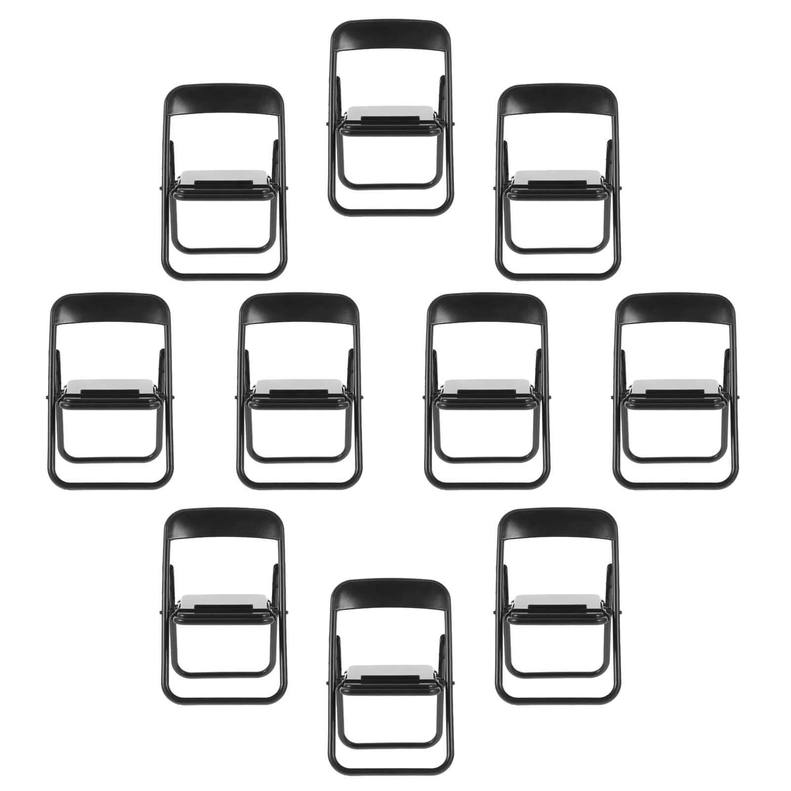 10 Pcs Mobile Phone Holder Mini Chair-shaped Dollhouse Folding 10pcs (black) Office Desk Decor Cell Stand Abs Cellphone
10 Pcs Mobile Phone Holder Mini Chair-shaped Dollhouse Folding 10pcs (black) Office Desk Decor Cell Stand Abs Cellphone