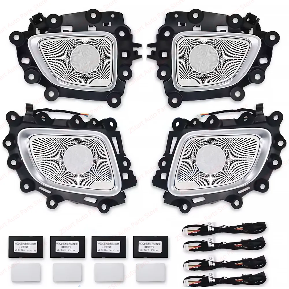 64 Colors LED Metal Speaker Cover Speaker Horn Refit Auto Parts Decorative Lamp for Mercedes Benz C-class GLC W206/X254 Car
64 Colors LED Metal Speaker Cover Speaker Horn Refit Auto Parts Decorative Lamp for Mercedes Benz C-class GLC W206/X254 Car