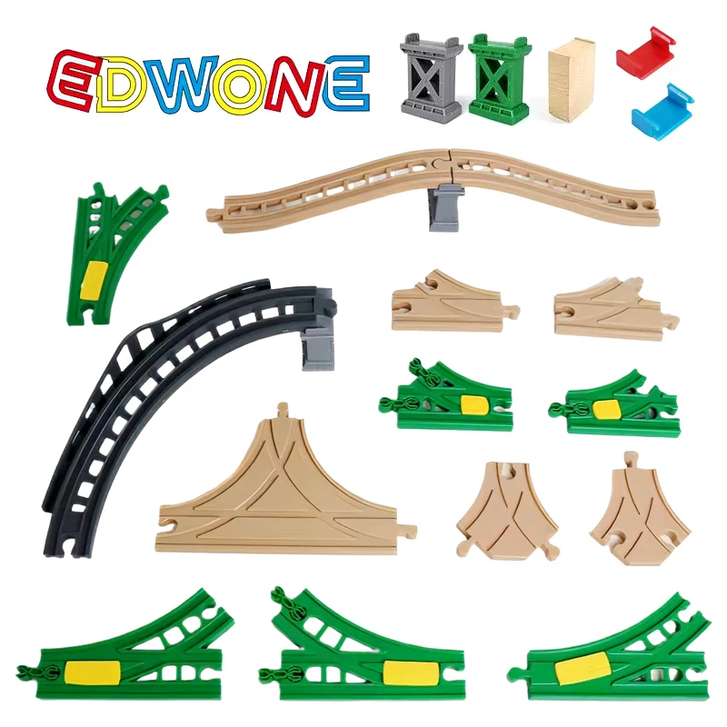 Wooden Track Piers Connectors Wooden Railway Train Track Accessories fit fot All Brand Wood Tracks Educational Toys for Children
Wooden Track Piers Connectors Wooden Railway Train Track Accessories fit fot All Brand Wood Tracks Educational Toys for Children