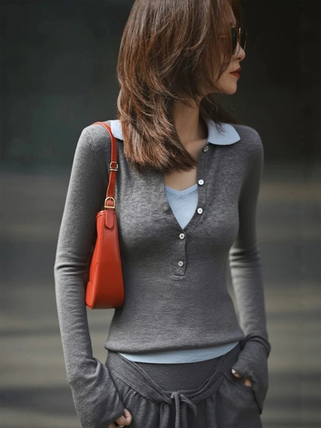 Unique Early Autumn Winter Knitted Neck Short Base Shirt Women's Inner Design Shoulder Length Collar Two-Piece Look
Unique Early Autumn Winter Knitted Neck Short Base Shirt Women's Inner Design Shoulder Length Collar Two-Piece Look
