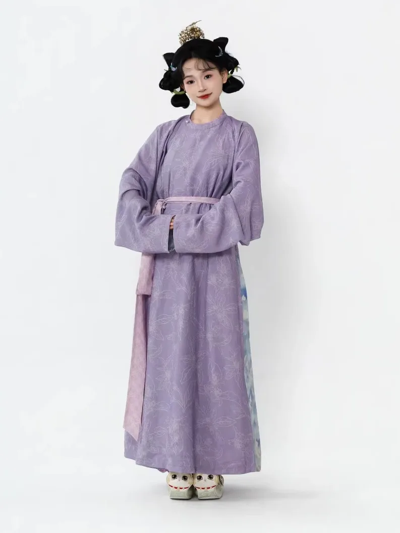 Nanshan Flavor Double-Sided Printing Tang Round-Neck Robe Lantern Pants Cotton Spring Autumn Unisex Hanfu Set
Nanshan Flavor Double-Sided Printing Tang Round-Neck Robe Lantern Pants Cotton Spring Autumn Unisex Hanfu Set