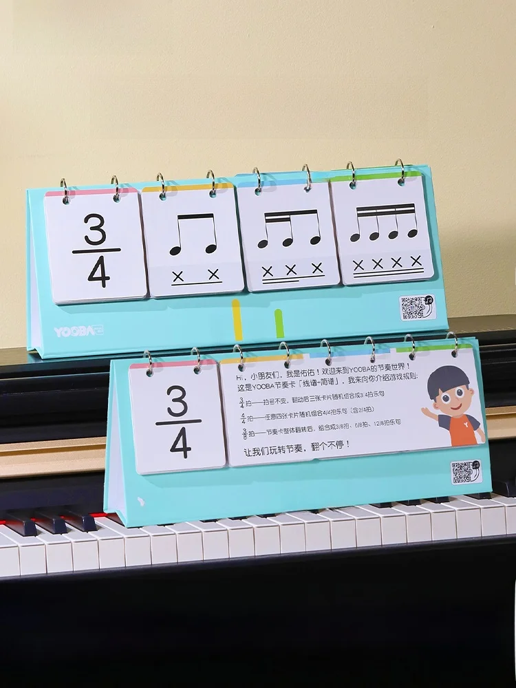 YOOBA Rhythm Reading Cards Piano Note Flasards Five-Line Stf Music Recognition Tools Practice Training Cards
YOOBA Rhythm Reading Cards Piano Note Flasards Five-Line Stf Music Recognition Tools Practice Training Cards