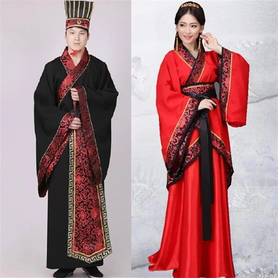 Chinese Couples Hanfu Costume Ancient Folk Stage Dance Han Dynasty Cosplay Clothing Man Song Dynasty Pricess Tang Suit Outfit
Chinese Couples Hanfu Costume Ancient Folk Stage Dance Han Dynasty Cosplay Clothing Man Song Dynasty Pricess Tang Suit Outfit