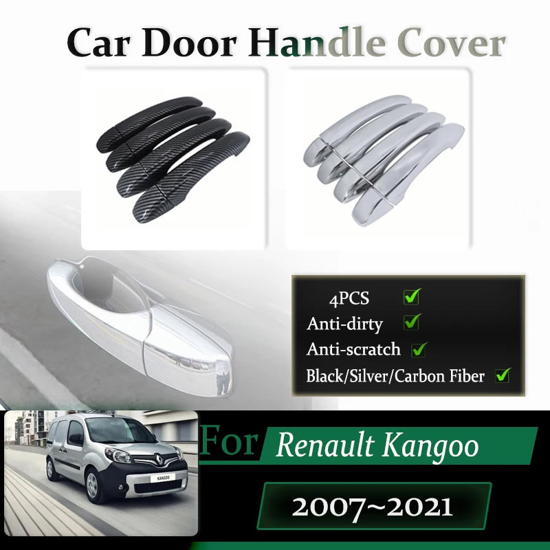 4PCS For Renault Kangoo X61 FW KW 2007~2021 Car Door Handle Cover Trims Scratch Proof Chromium Styling Stickers Auto Accessories
4PCS For Renault Kangoo X61 FW KW 2007~2021 Car Door Handle Cover Trims Scratch Proof Chromium Styling Stickers Auto Accessories