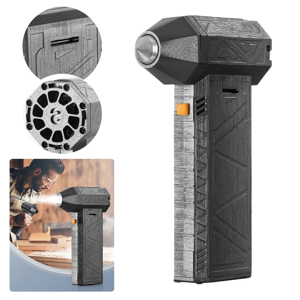 130000 RPM Electric Air Duster Brushless Motor Portable Jet Blower Rechargeable Handheld for Computer Keyboard Outdoors Car Home
130000 RPM Electric Air Duster Brushless Motor Portable Jet Blower Rechargeable Handheld for Computer Keyboard Outdoors Car Home