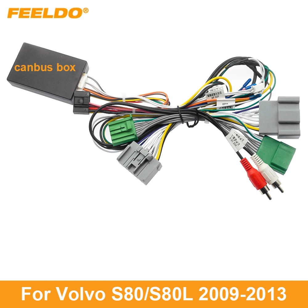 FEELDO Car 16pin Power Cord Wiring Harness Adapter For Volvo S80/S80L (2009-2013) Installation Head Unit
FEELDO Car 16pin Power Cord Wiring Harness Adapter For Volvo S80/S80L (2009-2013) Installation Head Unit