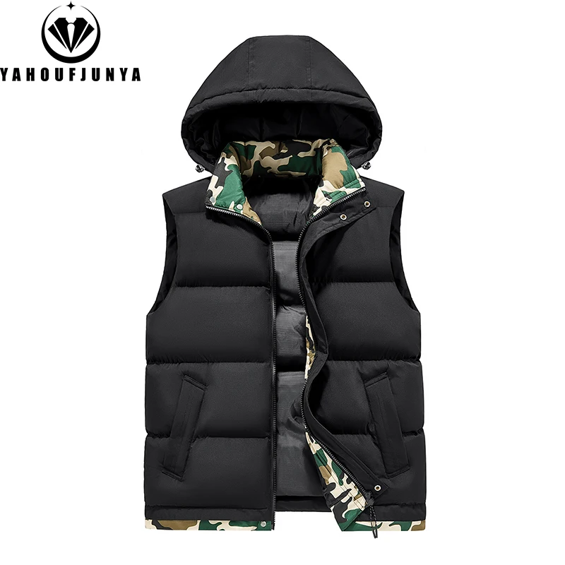 2024 Autumn Men Fleece Warm Detachable Hooded Solid Vest Men Winter Outdoor Windproof Zipper Casual Fashion Style Vest Male Coat
2024 Autumn Men Fleece Warm Detachable Hooded Solid Vest Men Winter Outdoor Windproof Zipper Casual Fashion Style Vest Male Coat
