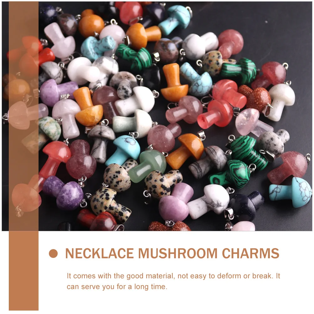 Crystal Agate Pendant Mushroom Stone Pendants Charms for Jewelry Making Crafts Mushrooms 
Crystal Agate Pendant Mushroom Stone Pendants Charms for Jewelry Making Crafts Mushrooms