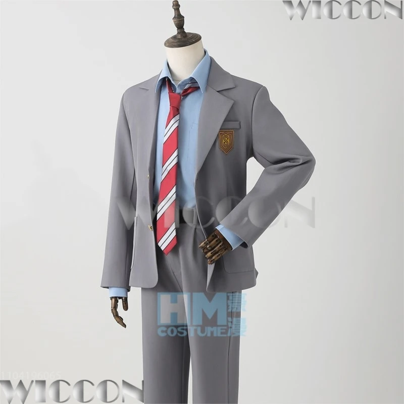 Arima Kousei Your Lie in April, парик для косплея, очки, японская школьная форма, DK, серый костюм, мужской наряд на Хэллоуин, вечерние по индивидуальному заказу
Arima Kousei Your Lie in April, парик для косплея, очки, японская школьная форма, DK, серый костюм, мужской наряд на Хэллоуин, вечерние по индивидуальному заказу