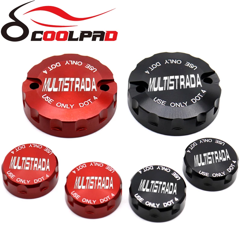 For DUCATI Multistrada 1200/S 2010-2017 Front Brake Reservoir Cover Motorcycle Master Cylinder Oil Fluid Cap With Logo Red
For DUCATI Multistrada 1200/S 2010-2017 Front Brake Reservoir Cover Motorcycle Master Cylinder Oil Fluid Cap With Logo Red