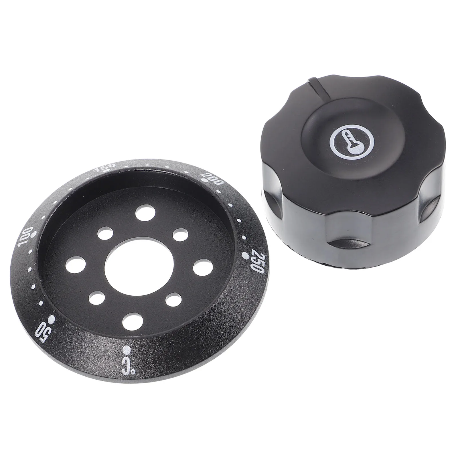 Thermostat Cover Control Knobs Round Black Plastic Replacement Accessories for Oven Fryer Temperature Regulator
Thermostat Cover Control Knobs Round Black Plastic Replacement Accessories for Oven Fryer Temperature Regulator