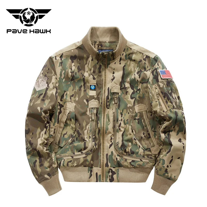 Men's Tactical Jacket Baseball Collar Multi-Pocket Air Force Pilot Jackets Wear Resistant Outdoor Fighting Hunting Training Coat
Men's Tactical Jacket Baseball Collar Multi-Pocket Air Force Pilot Jackets Wear Resistant Outdoor Fighting Hunting Training Coat