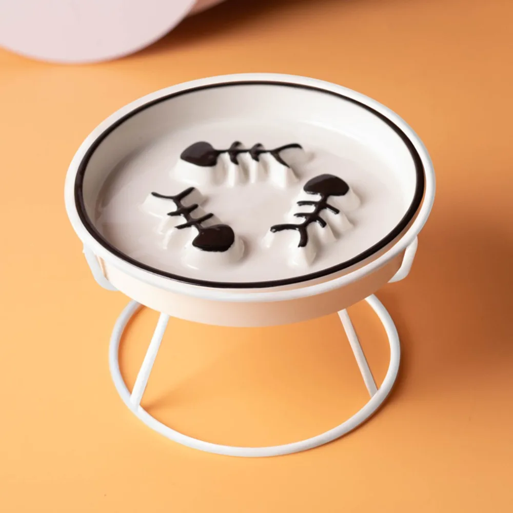 High-Foot Ceramic Raised Pet Bowl Neck Guard Large Diameter Slow Feeder Bowl Flat Face Pet Food Bowl Household Use
High-Foot Ceramic Raised Pet Bowl Neck Guard Large Diameter Slow Feeder Bowl Flat Face Pet Food Bowl Household Use