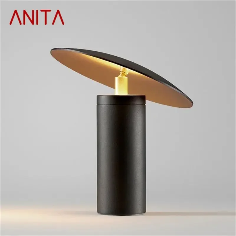 ANITA Nordic Vintage Table Lamp Creative Design Black Desk Light Modern Fashion for Home Bedroom Living Room Decorative
ANITA Nordic Vintage Table Lamp Creative Design Black Desk Light Modern Fashion for Home Bedroom Living Room Decorative