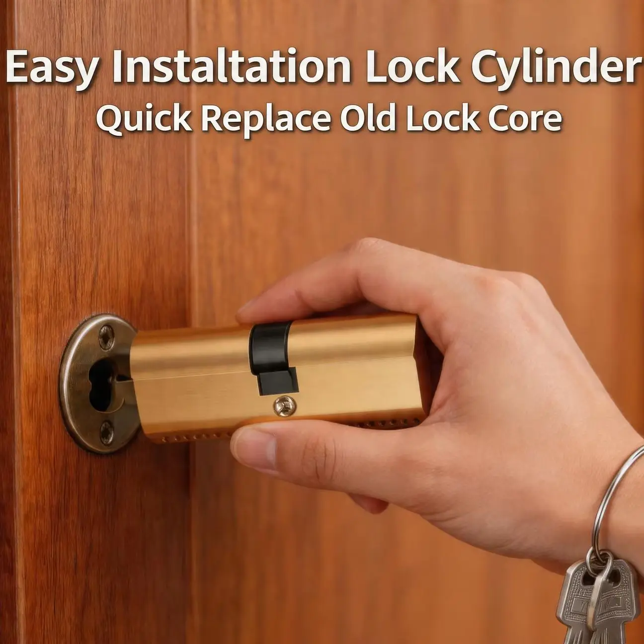 Door Cylinder Biased Lock 65 70 80 90 100mm Cylinder AB Key Anti-Theft Entrance Brass Door Lock Lengthened Core Extended Keys
Door Cylinder Biased Lock 65 70 80 90 100mm Cylinder AB Key Anti-Theft Entrance Brass Door Lock Lengthened Core Extended Keys