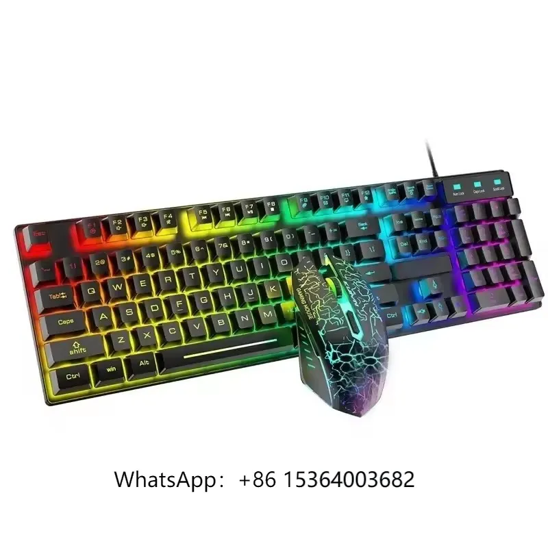 2024 Factory Direct Sale Computer T6 Gaming Keyboard Mouse Combos Mechanical Keyboard 108 Keys LED Light
2024 Factory Direct Sale Computer T6 Gaming Keyboard Mouse Combos Mechanical Keyboard 108 Keys LED Light