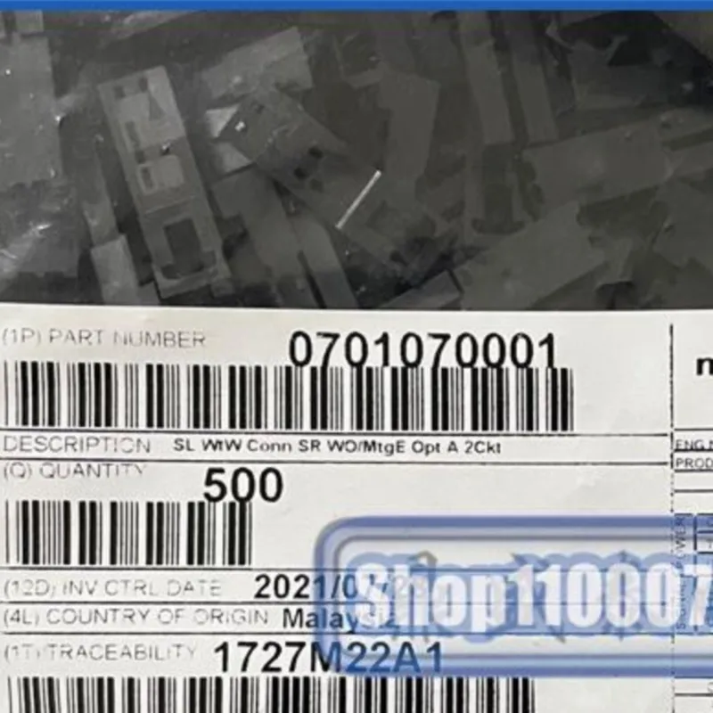 50pcs/lot 100% new and origianl 70107-0001 701070001 2P
50pcs/lot 100% new and origianl 70107-0001 701070001 2P