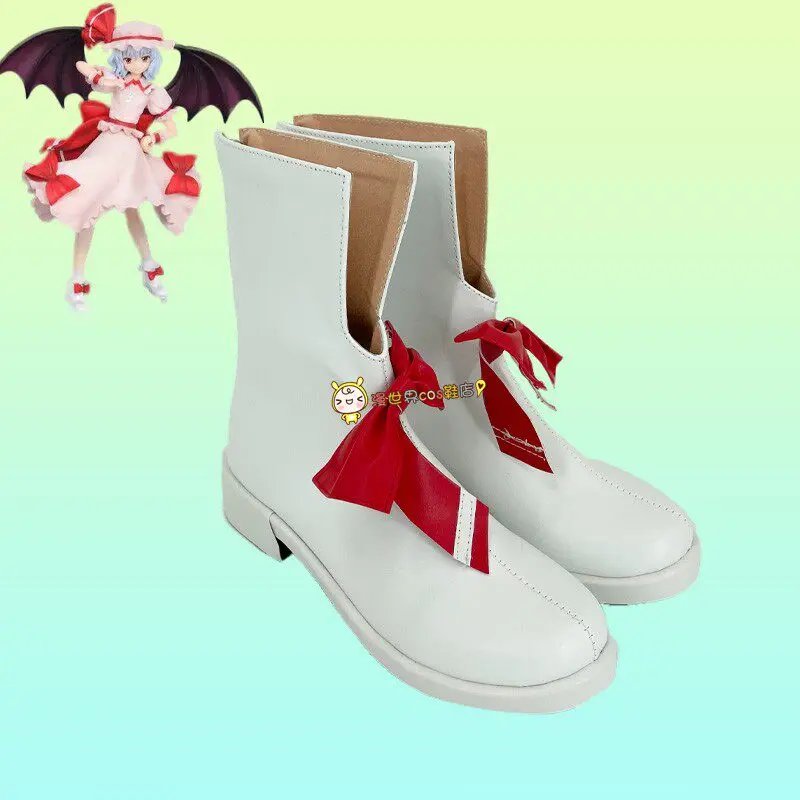 Touhou Project Remilia Scarlet Cosplay Shoes Halloween Accessory White Red Bow Boots
Touhou Project Remilia Scarlet Cosplay Shoes Halloween Accessory White Red Bow Boots