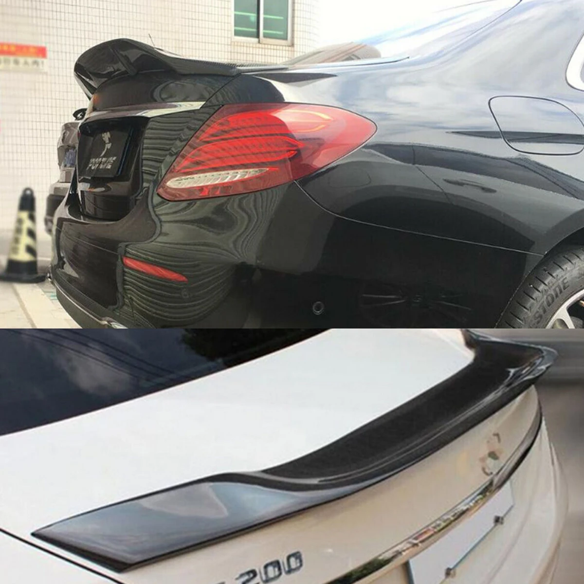 For Mercedes E Class W213 Trunk Spoiler E200D E220D 2016 2017 2018 2019 2020 Glossy Black Rear Boot Lip Spoiler Renntech Style 
For Mercedes E Class W213 Trunk Spoiler E200D E220D 2016 2017 2018 2019 2020 Glossy Black Rear Boot Lip Spoiler Renntech Style