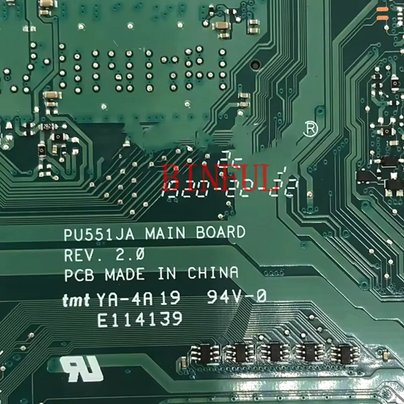 For Asus PU551JA REV.2.0 HM86 Laptop Motherboard Mainboard 100% Full Tested Working Well
For Asus PU551JA REV.2.0 HM86 Laptop Motherboard Mainboard 100% Full Tested Working Well