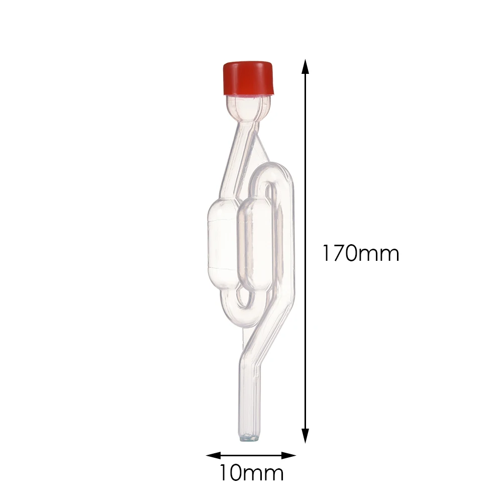 Airlocks for Fermenting | Air Lock for Wine Making | One-Way Bubble Fermentation Valve with Lid for
Airlocks for Fermenting | Air Lock for Wine Making | One-Way Bubble Fermentation Valve with Lid for