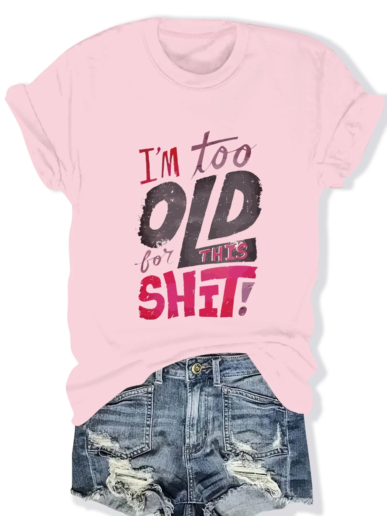 Модная женская футболка с круглым вырезом и короткими рукавами, с принтом в виде букв, повседневный удобный женский топ
Модная женская футболка с круглым вырезом и короткими рукавами, с принтом в виде букв, повседневный удобный женский топ