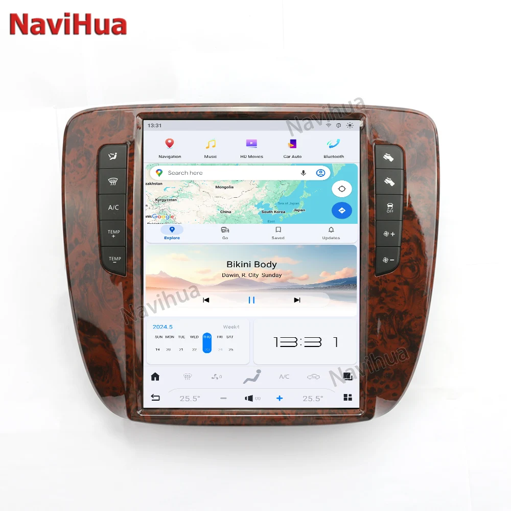 12.1inch Touch Screen Radio For GMC YuKon Chevrolet Tahoe Suburban 2007-2013 Android 13 GPS Navi Car Audio Auto Stereo Carplay
12.1inch Touch Screen Radio For GMC YuKon Chevrolet Tahoe Suburban 2007-2013 Android 13 GPS Navi Car Audio Auto Stereo Carplay