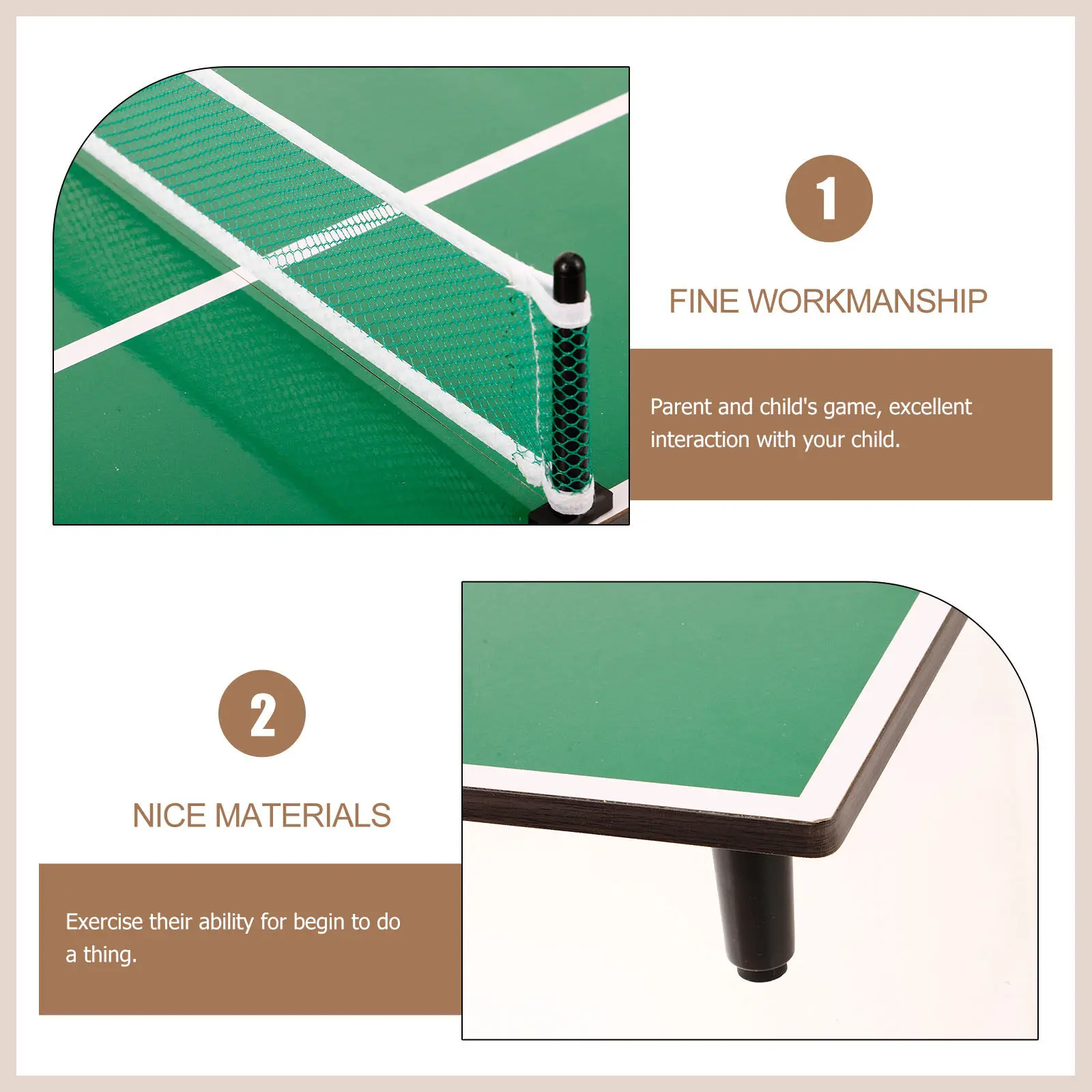 1 Set Mini Portable Tabletop Table Tennis Pong For Indoor Outdoor Family Interaction Exercise Skill Learning Mini
1 Set Mini Portable Tabletop Table Tennis Pong For Indoor Outdoor Family Interaction Exercise Skill Learning Mini