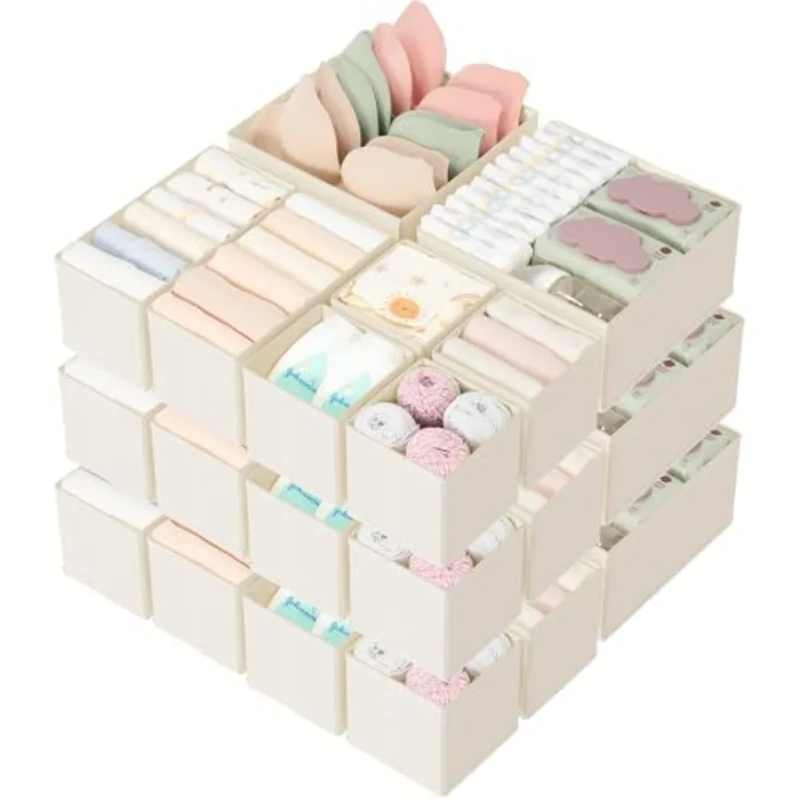 Drawer Organizer 18-Piece Set, Dresser Organizer for Baby Clothes, Foldable Closet Storage and Drawer Dividers for Underwear, S
Drawer Organizer 18-Piece Set, Dresser Organizer for Baby Clothes, Foldable Closet Storage and Drawer Dividers for Underwear, S
