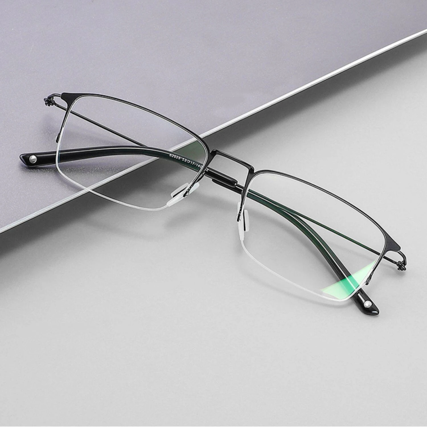 Pure Titanium Semi Rimless Square Glasses Frame Men Handmade Half Frameless Eyeglasses Denmark Screwless Ultralight Eyewear
Pure Titanium Semi Rimless Square Glasses Frame Men Handmade Half Frameless Eyeglasses Denmark Screwless Ultralight Eyewear