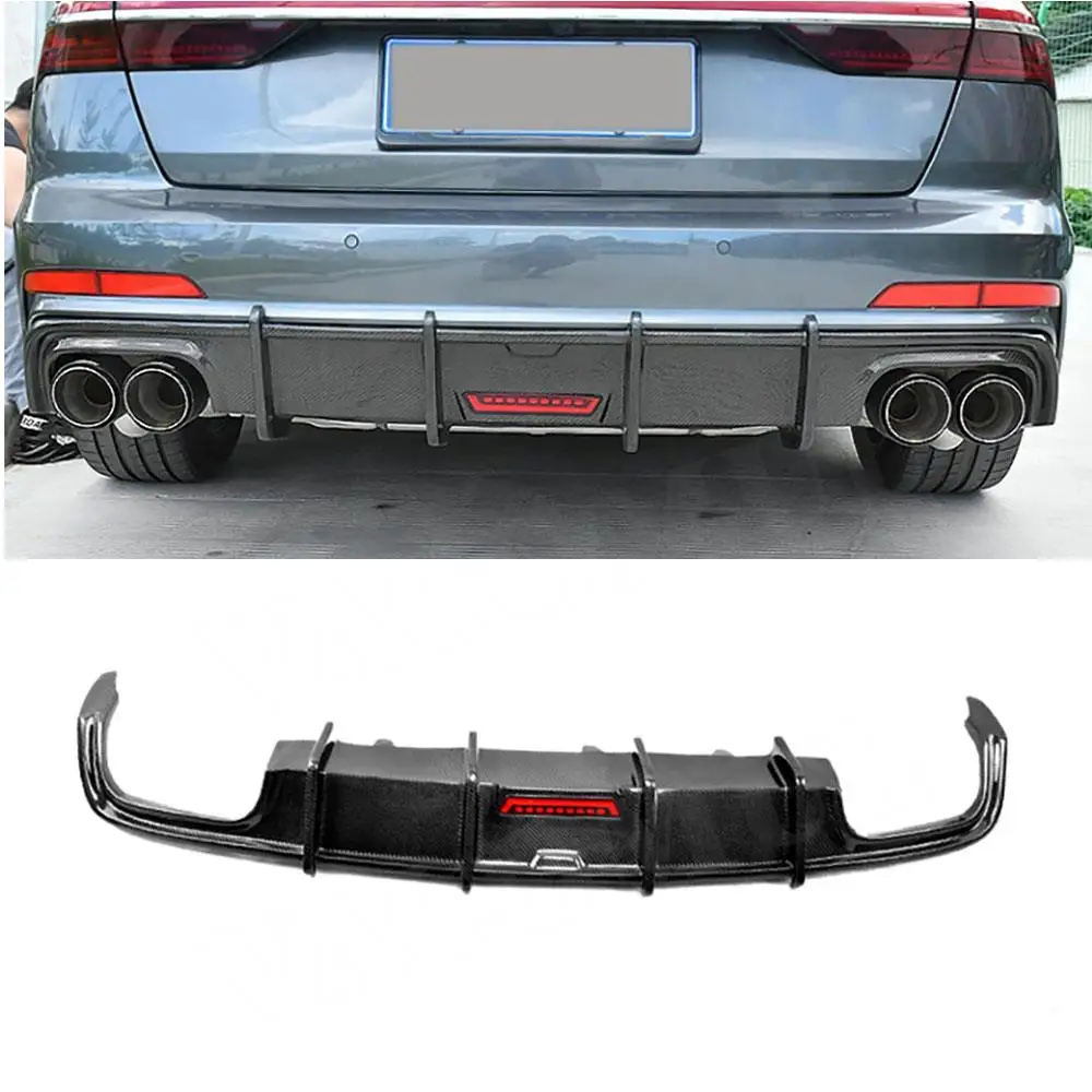 VACOMUL Carbon Fiber Rear Diffuser Splitters With Light For Audi A6 S6 Sline Not Standard 2019- 2021 Rear Bumper Guard Bodykit
VACOMUL Carbon Fiber Rear Diffuser Splitters With Light For Audi A6 S6 Sline Not Standard 2019- 2021 Rear Bumper Guard Bodykit