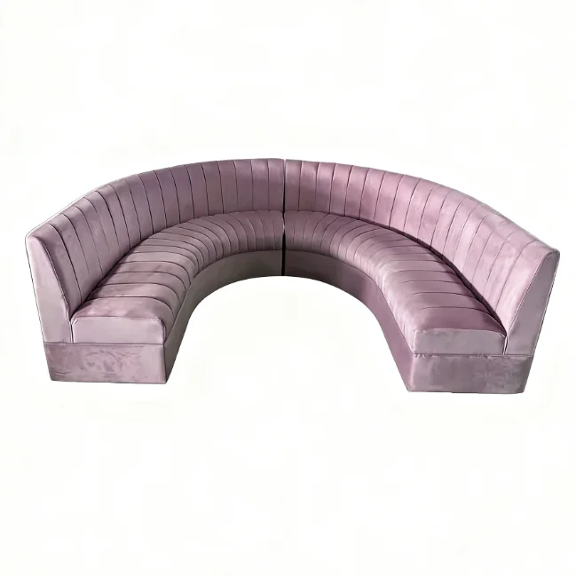 Modern High-Back Fabric Velvet Restaurant Booth Sofa Custom Made Wood Furniture for Club Lounge Bar Restaurant Furniture
Modern High-Back Fabric Velvet Restaurant Booth Sofa Custom Made Wood Furniture for Club Lounge Bar Restaurant Furniture