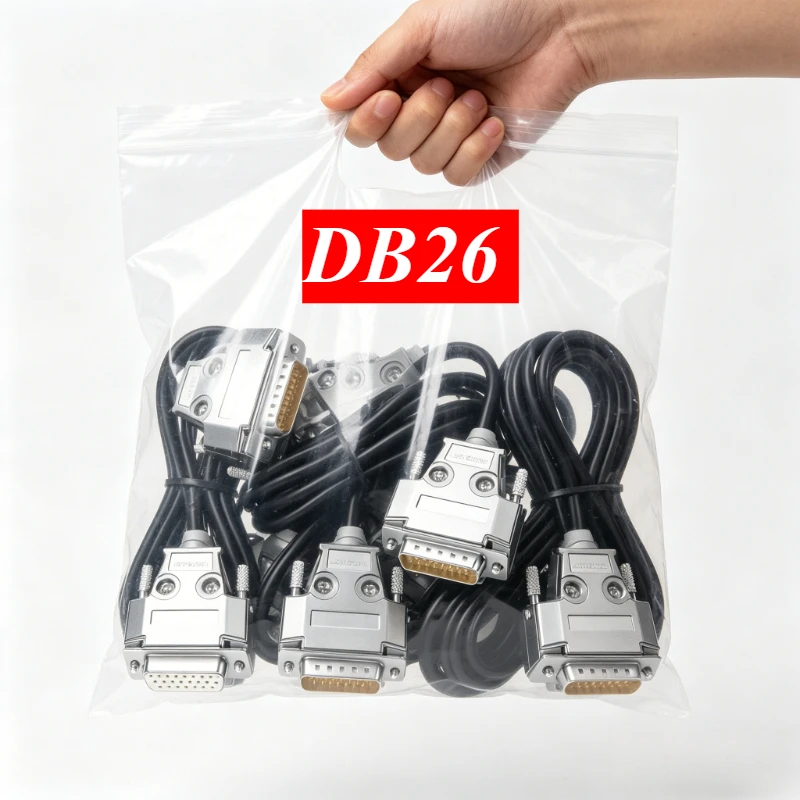 DB26 3 Rows HDB 26 Pin Matel Male to Female Extension Cable Connector Industrial Grade Data Cable D-SUB Male to Male Extender
DB26 3 Rows HDB 26 Pin Matel Male to Female Extension Cable Connector Industrial Grade Data Cable D-SUB Male to Male Extender