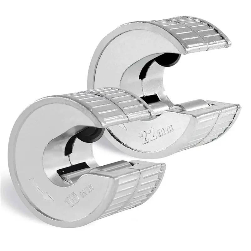 Набор труборезов ABXF-2Pcs для медных труб 15 мм и 22 мм с 2 сменными режущими дисками
Набор труборезов ABXF-2Pcs для медных труб 15 мм и 22 мм с 2 сменными режущими дисками