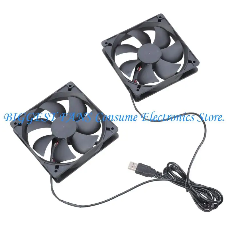 F68B 12cm USB Powered Double Cooling Fan 5V for Electronics and Pet Houses with Oil Bearing 1400RPM
F68B 12cm USB Powered Double Cooling Fan 5V for Electronics and Pet Houses with Oil Bearing 1400RPM
