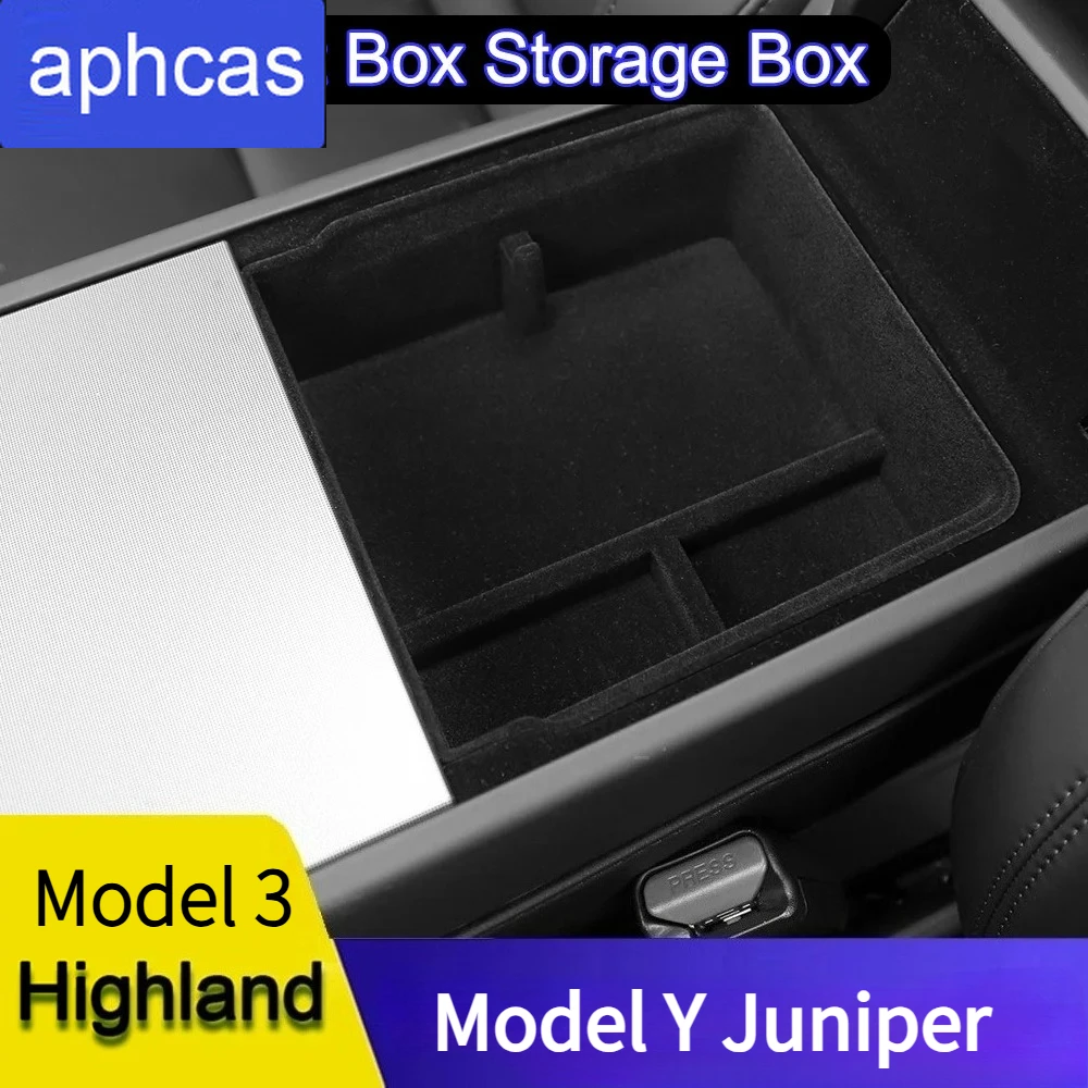 For Tesla Model 3 Highland Model Y Juniper 2025 2026 Console Armrest Storage Organizer Interior Storage Box Flocking Accessories
For Tesla Model 3 Highland Model Y Juniper 2025 2026 Console Armrest Storage Organizer Interior Storage Box Flocking Accessories