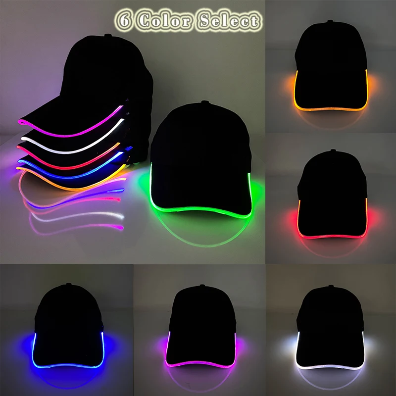 Glowing Flashing Performence Hat Bar Club Neon Light Up Hiphop Hat Luminous Baseball Cap Men Women DJ Dance Fluorescent Supplies
Glowing Flashing Performence Hat Bar Club Neon Light Up Hiphop Hat Luminous Baseball Cap Men Women DJ Dance Fluorescent Supplies