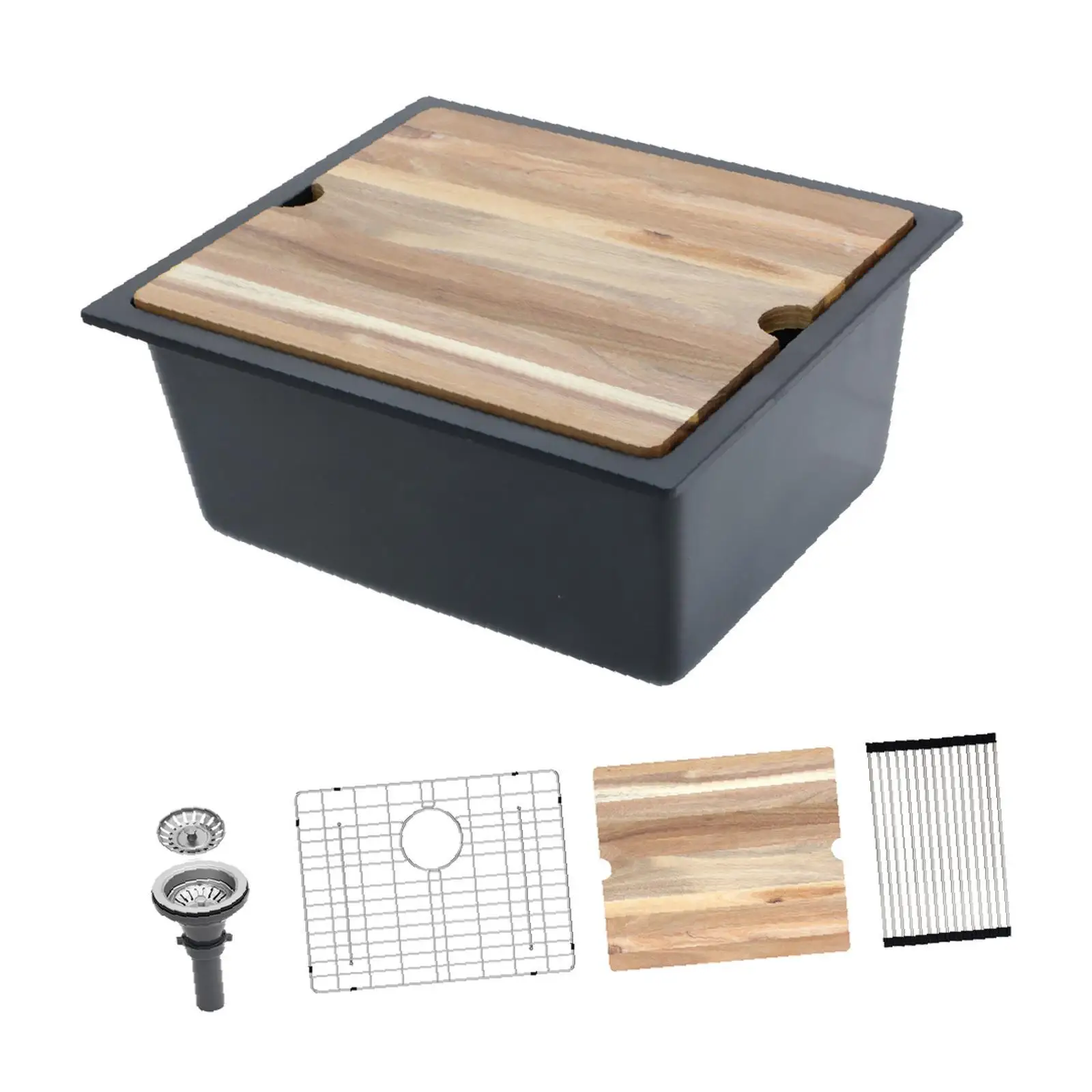 Black Granite Quartz Kitchen Workstation Sink Undermount Smart Multifunction Basin for Stylish Kitchen Setup
Black Granite Quartz Kitchen Workstation Sink Undermount Smart Multifunction Basin for Stylish Kitchen Setup