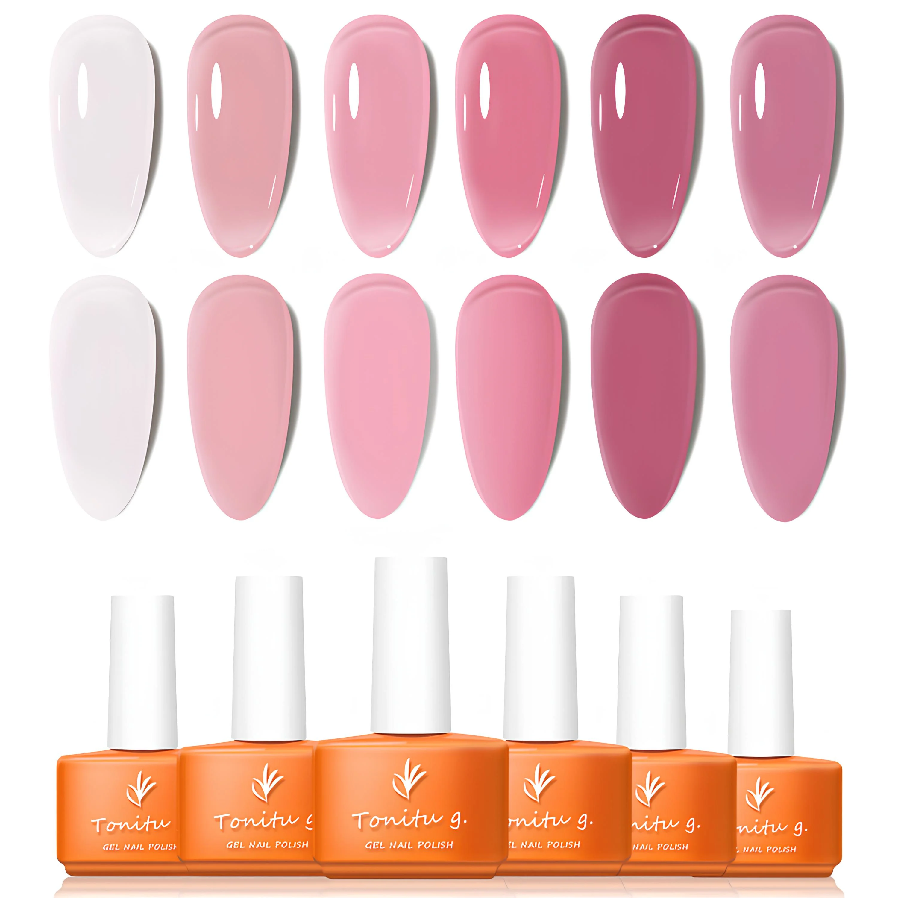 Jelly Gel Nail Polish Set 6 Colors Gel Polish Kit Nail Art Design Soak Off LED Manicure DIY Home Salon Gifts for Women Girls
Jelly Gel Nail Polish Set 6 Colors Gel Polish Kit Nail Art Design Soak Off LED Manicure DIY Home Salon Gifts for Women Girls
