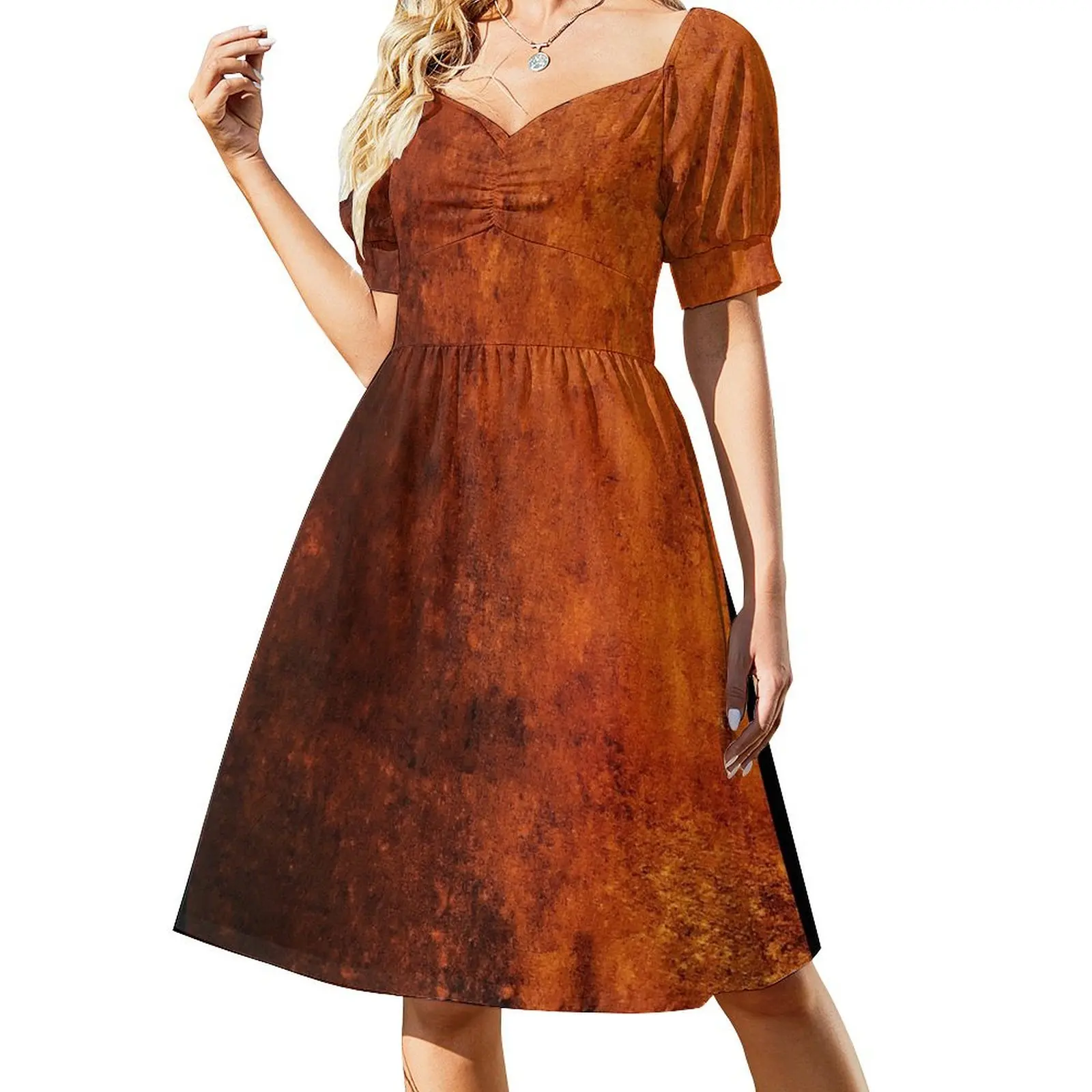 Copper Plate Short-Sleeved Dress Summer dresses for women women's clothing trend 2025 women's evening dresses 2025
Copper Plate Short-Sleeved Dress Summer dresses for women women's clothing trend 2025 women's evening dresses 2025