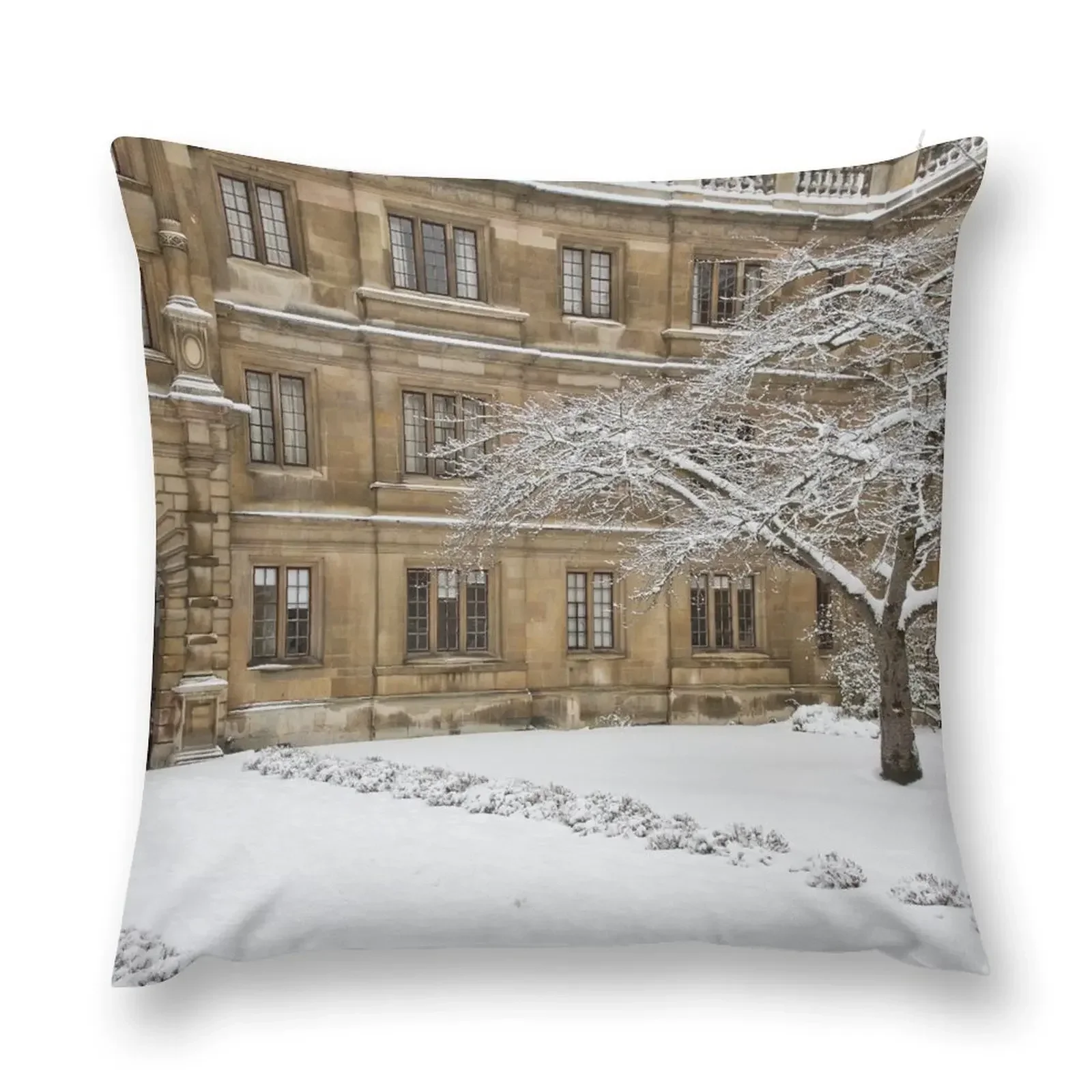 Clare College, Cambridge, in the snow Throw Pillow Pillow Cases pillowcases for sofa cushions pillow
Clare College, Cambridge, in the snow Throw Pillow Pillow Cases pillowcases for sofa cushions pillow