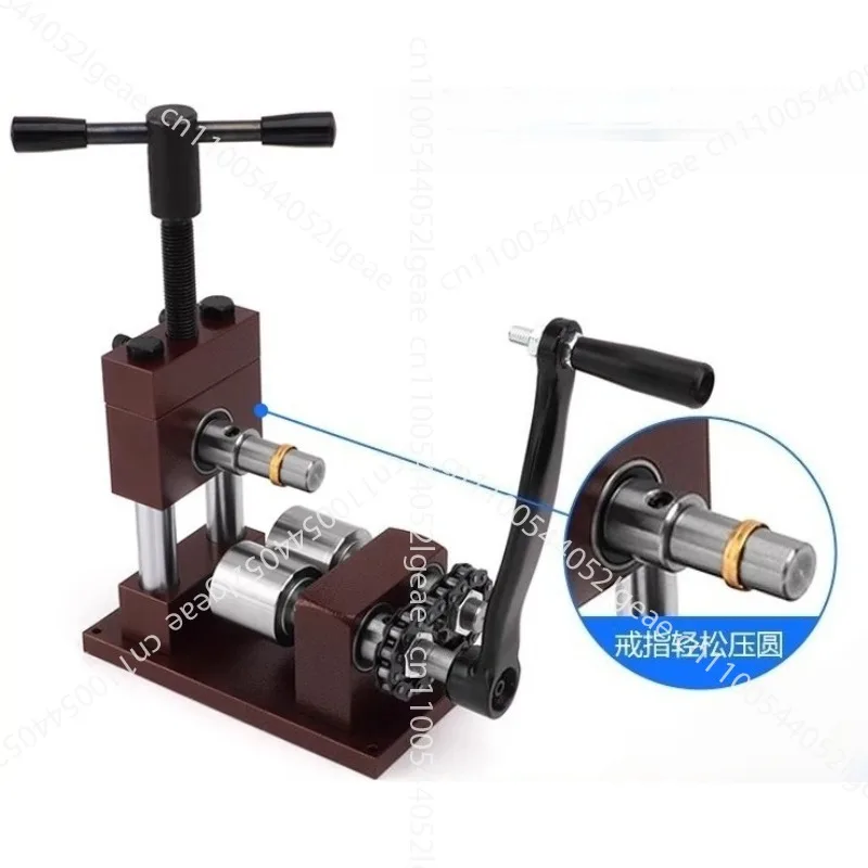 Ring bracelet round press, small hand crank manual bending machine, jewelry processing
Ring bracelet round press, small hand crank manual bending machine, jewelry processing