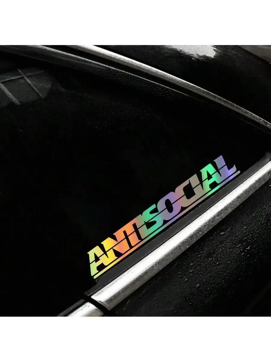 Antisocial Reflective Vinyl Sticker For Car Windshield Window Motorcycle Auto Decor
Antisocial Reflective Vinyl Sticker For Car Windshield Window Motorcycle Auto Decor