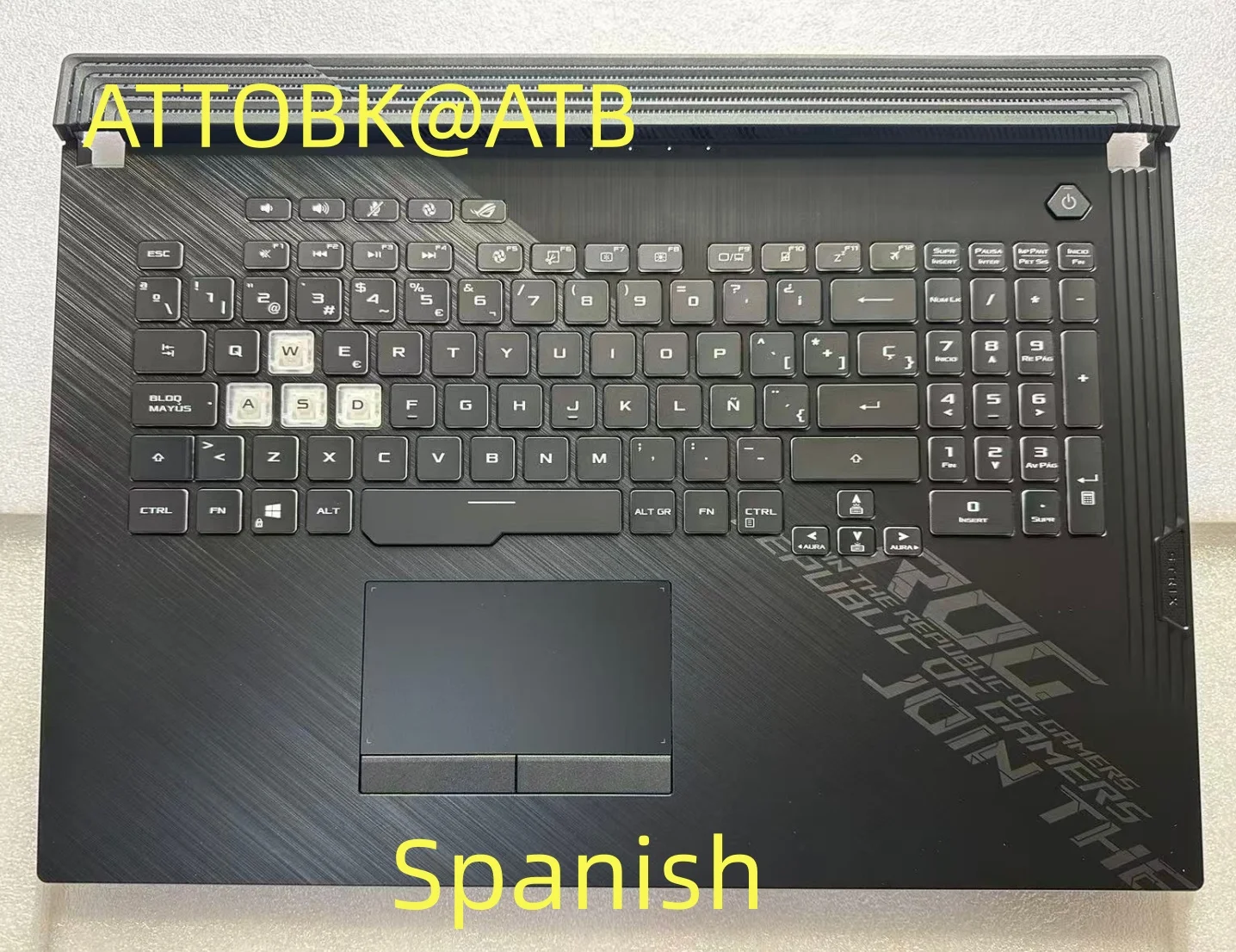 ASUS ROG Strix G712 G712LWS Клавиатура для ноутбука Упор для рук в сборе Верхняя крышка C Чехол RGB 16PIN Подсветка 100% Новый SP/RU/US
ASUS ROG Strix G712 G712LWS Клавиатура для ноутбука Упор для рук в сборе Верхняя крышка C Чехол RGB 16PIN Подсветка 100% Новый SP/RU/US