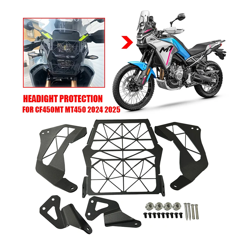 Headlamp Front Light Protection Cover For CFMOTO 450MT CF450 MT MT450 2024 Motorcycle Aluminum Headlight Grilles Guard Protector
Headlamp Front Light Protection Cover For CFMOTO 450MT CF450 MT MT450 2024 Motorcycle Aluminum Headlight Grilles Guard Protector