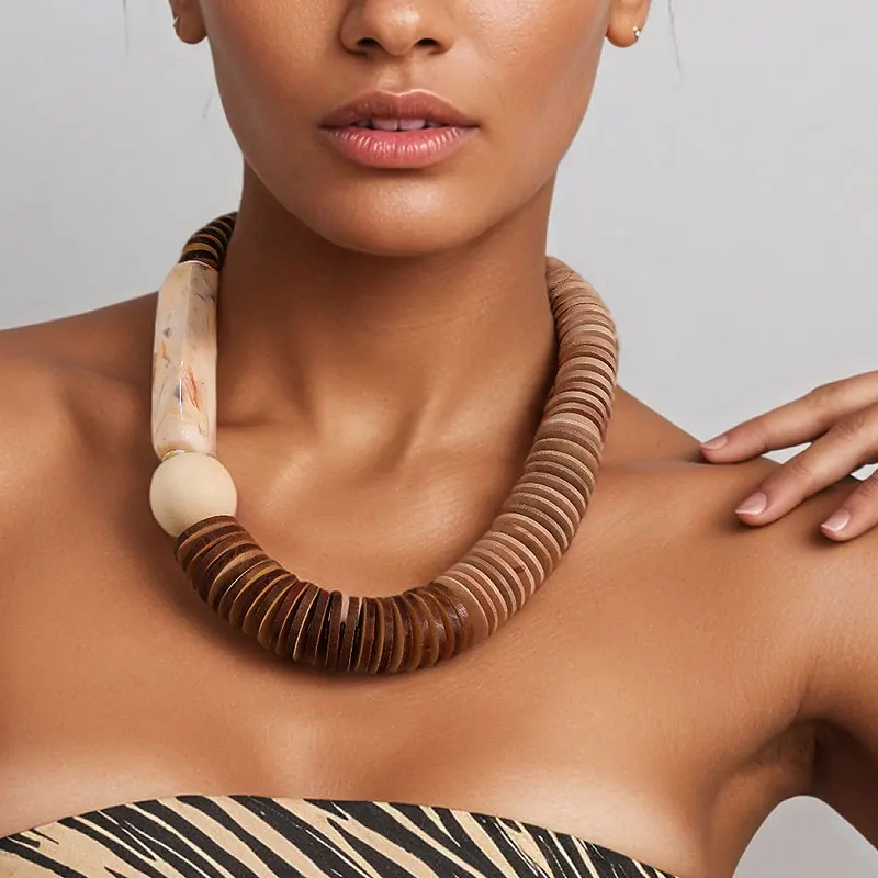 Statement Exaggerated Beads Necklace Retro Style Handmade for Women Trendy Party Jewelry
Statement Exaggerated Beads Necklace Retro Style Handmade for Women Trendy Party Jewelry