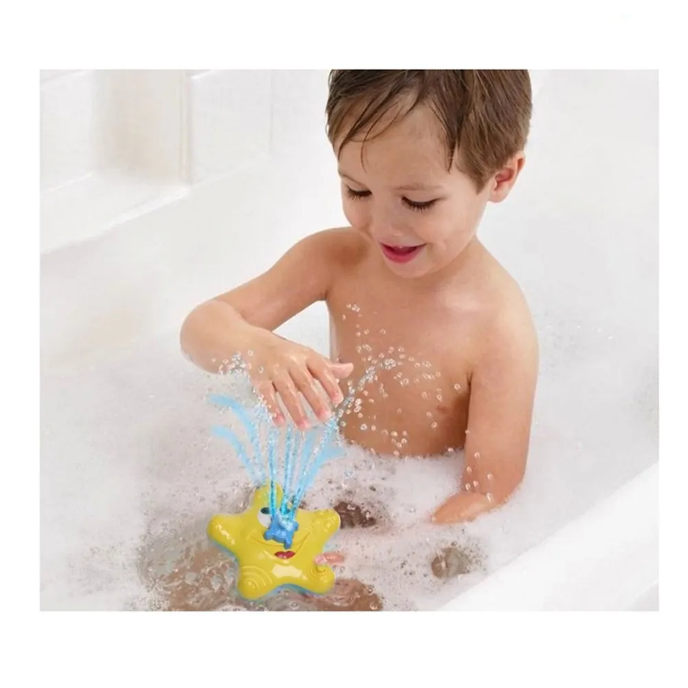 Baby Bath Spraying Sea Star Fountain Floating Rotating Water Bathtime Accessory Toddler Fountain Bath Toy Rotating Water Toys
Baby Bath Spraying Sea Star Fountain Floating Rotating Water Bathtime Accessory Toddler Fountain Bath Toy Rotating Water Toys